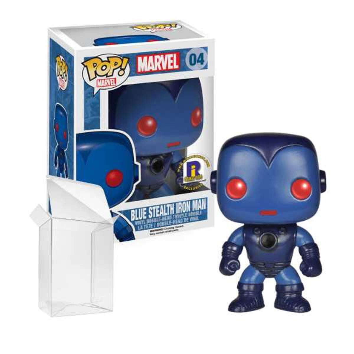 Pop! Vinyl Funko Marvel Blue Stealth Iron Man #04 Bobble-Head Figure